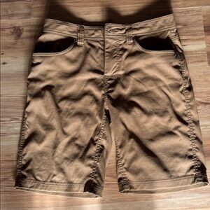 Prana Men's Brown Flat Front Shorts